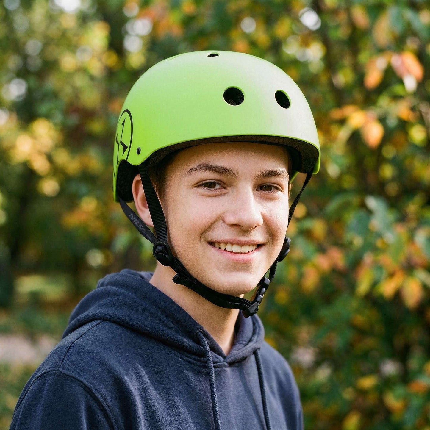 Skate Helmet, Adjustable Dial, Green M 55–58 cm