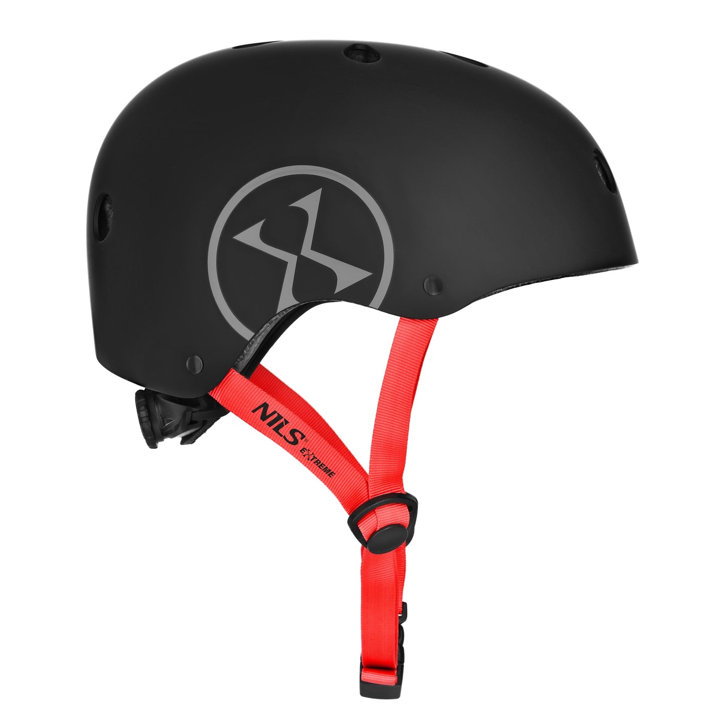 Skate Helmet, Black, Size M 55–58 cm, Dial Fit