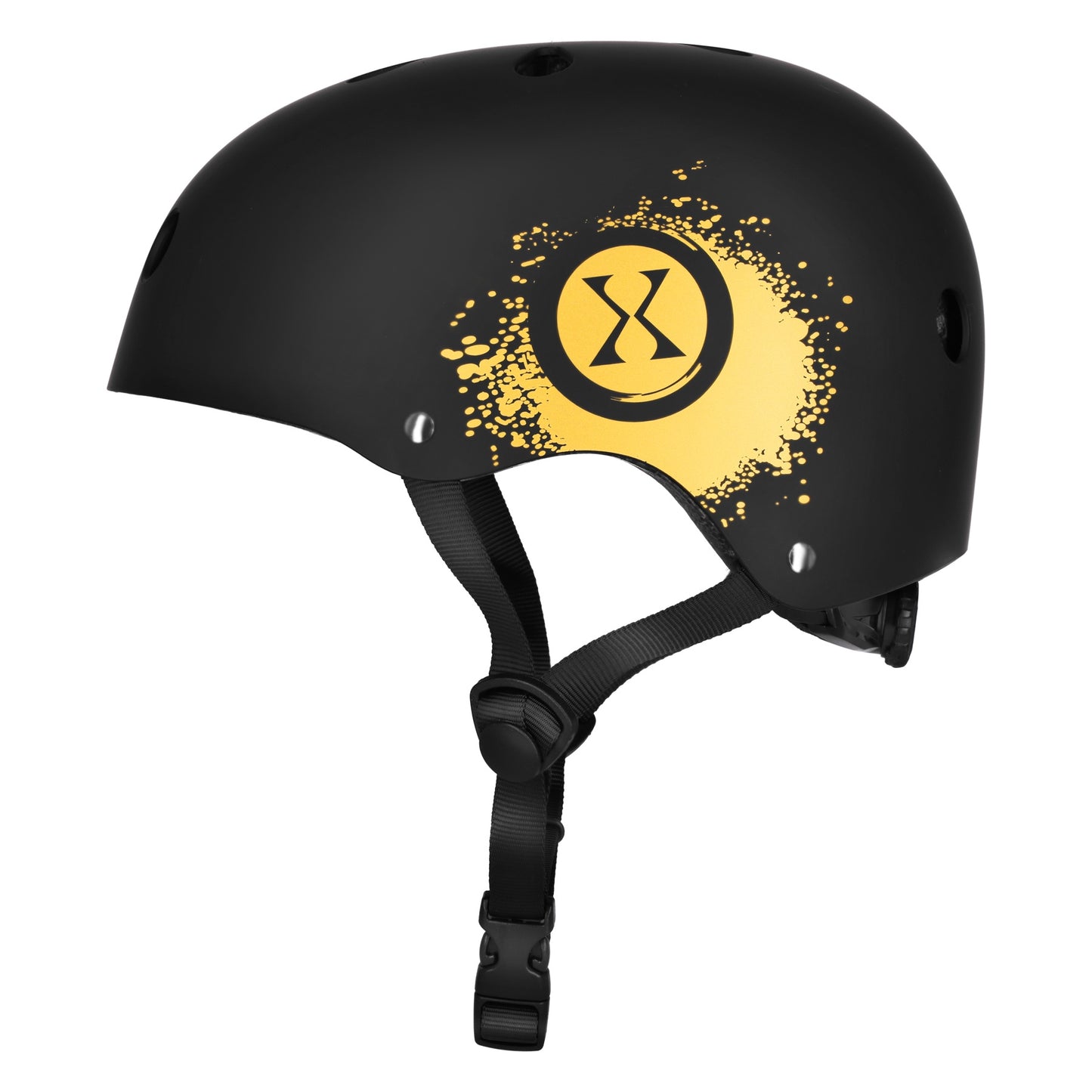 Skate Helmet, Gold, XS 48–52 cm, Dial Fit