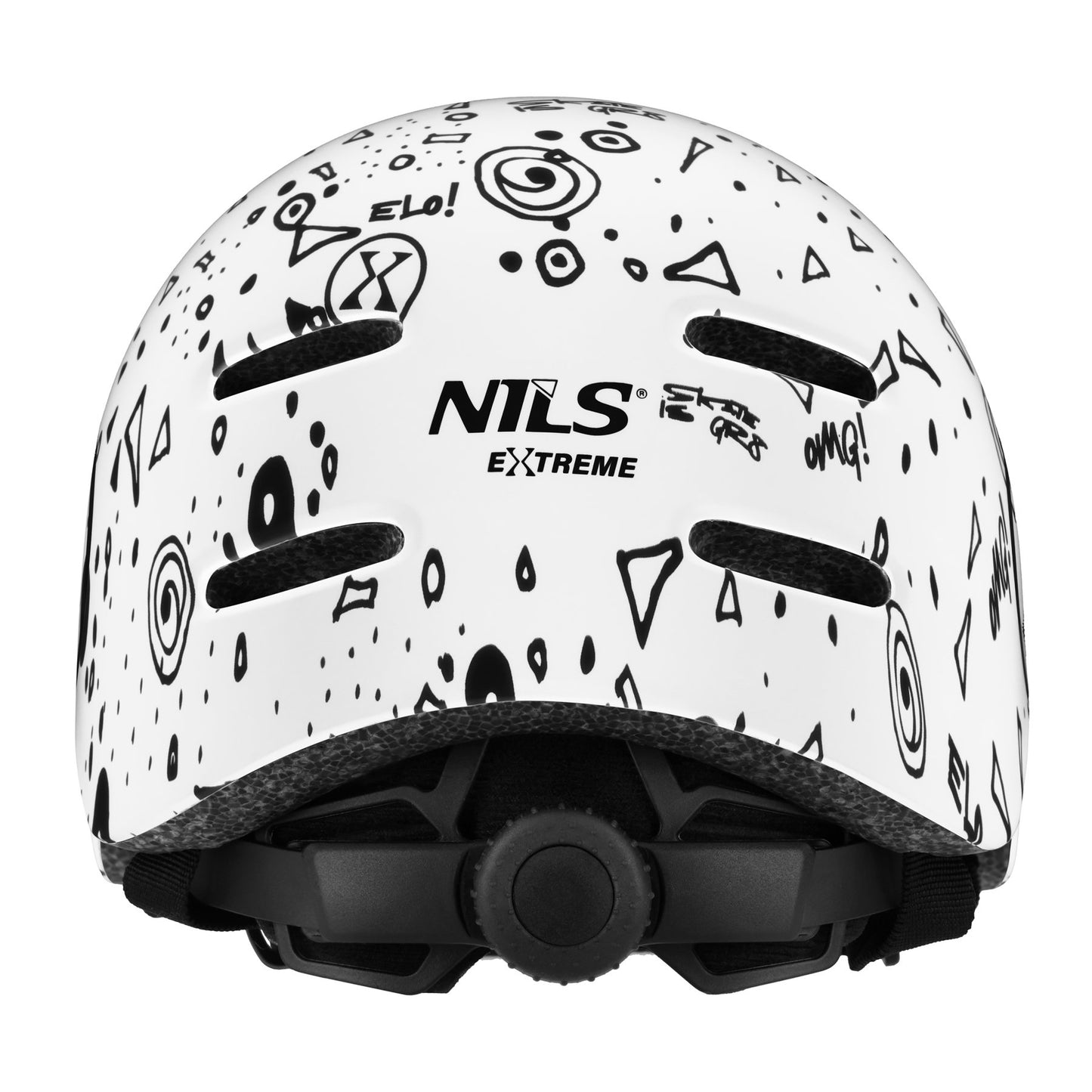 Skate Helmet, White, S (52-56cm), Lightweight, 10 Vents