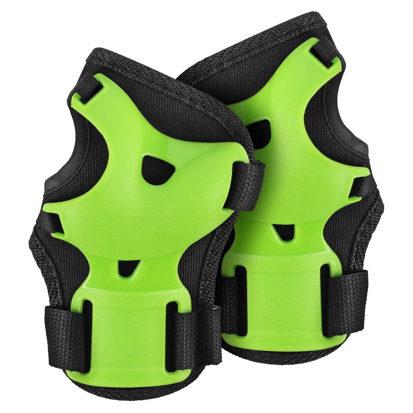 Skate Protective Gear Set – Wrist Elbow Knee, Green XS