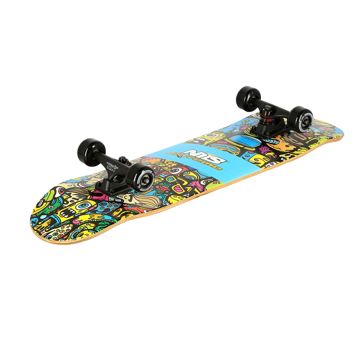 Skateboard, 2 Wheels, Colorful Design
