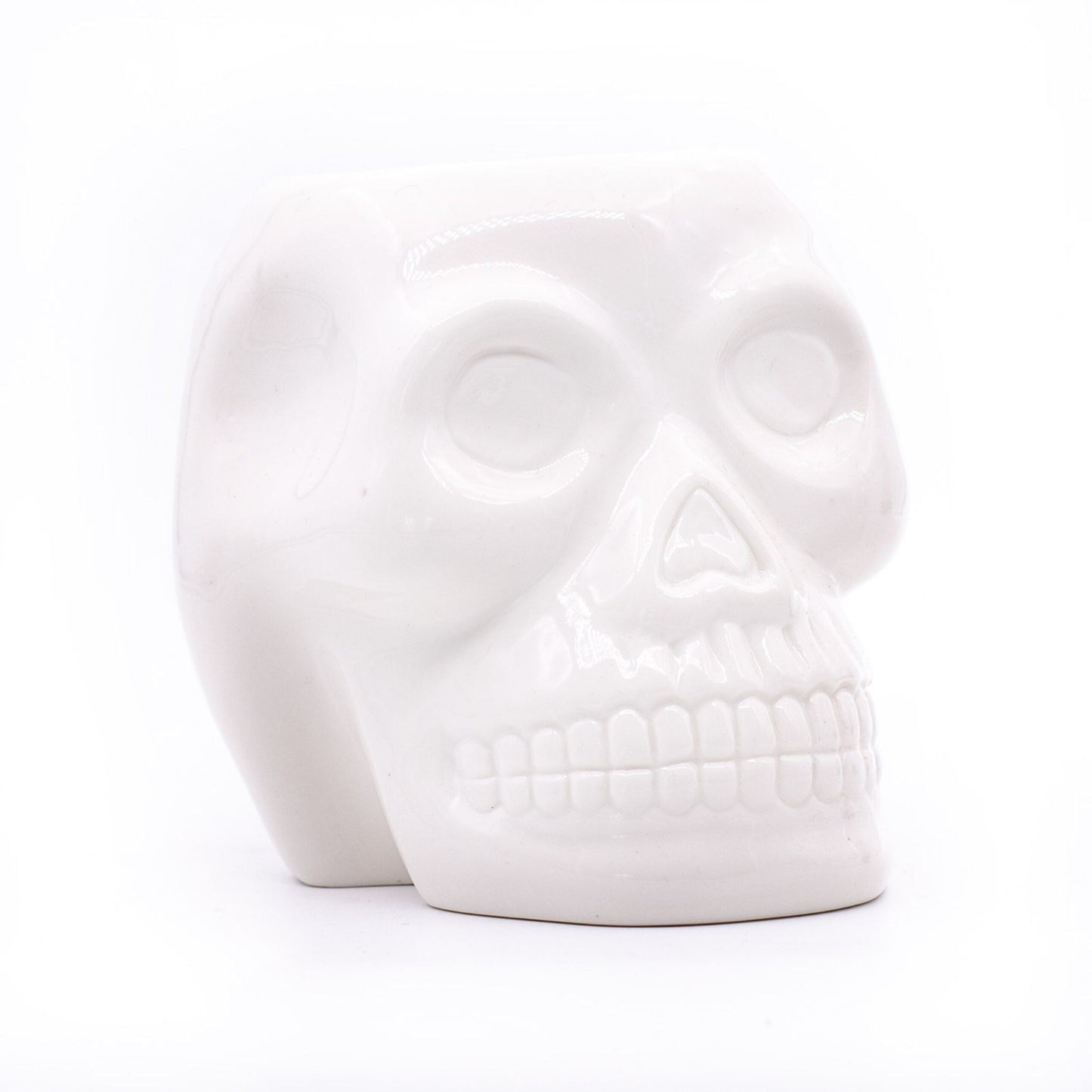 Skull Tealight Fragrance Lamp, Ceramic Aroma Diffuser
