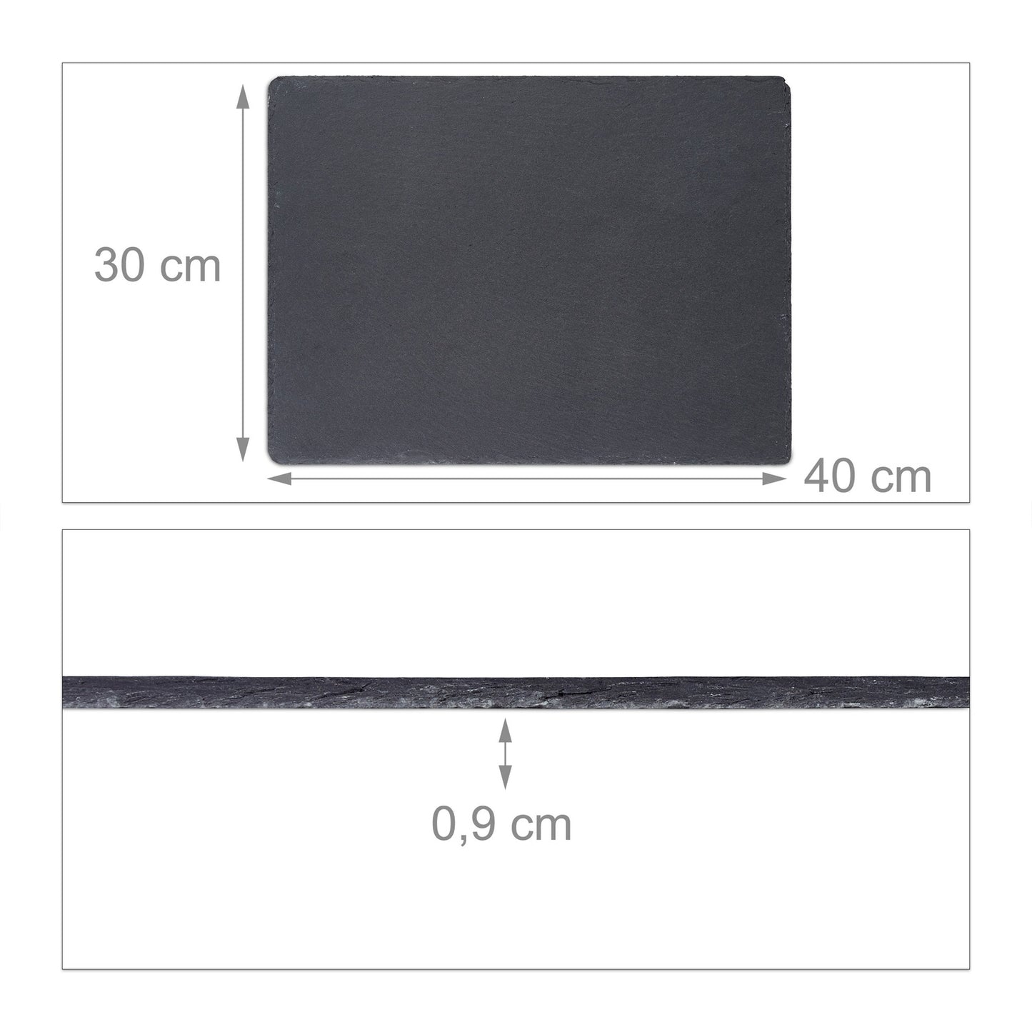 Slate tiles 30 x 40 cm in sets of 6
