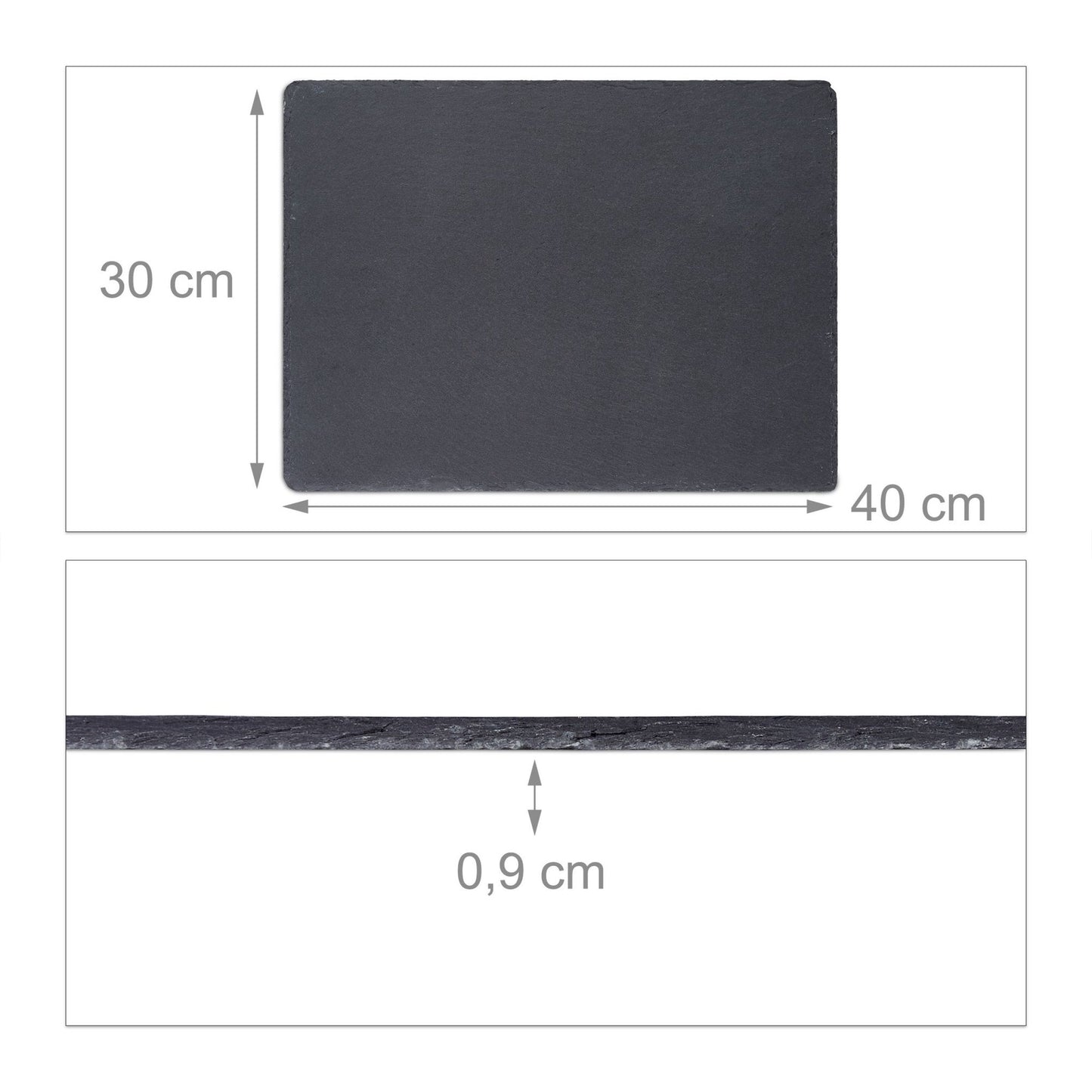 Slate tiles 30 x 40 cm in sets of 6
