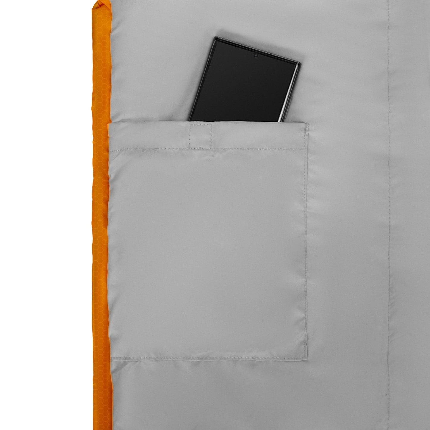 Sleeping Bag, Ultra Light, Gray-Orange, Compact