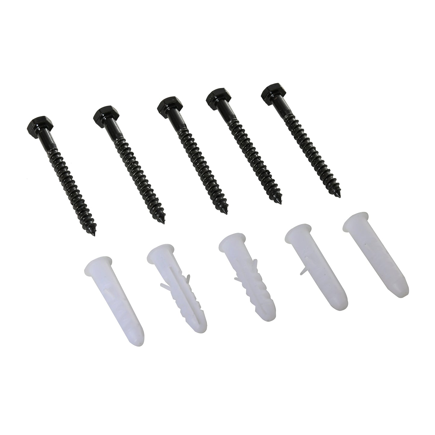 Black carbon steel sliding door kit for double doors, 200 cm