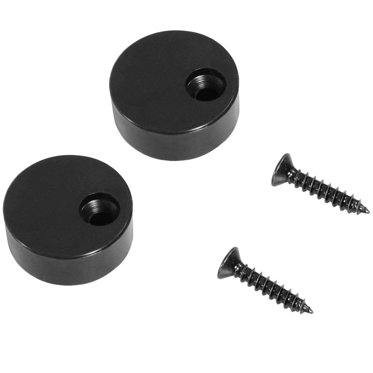 Sliding door hardware set, 200 cm, Carbon steel, Black