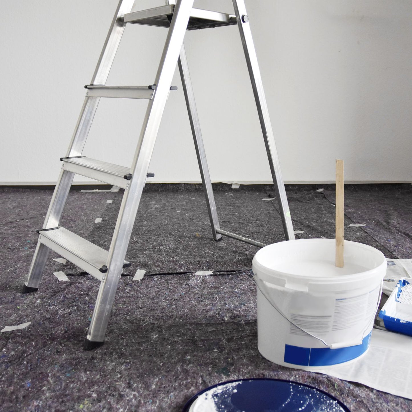 Slip-Resistant Floor Protection Fleece, 1x25m, 220g/m²