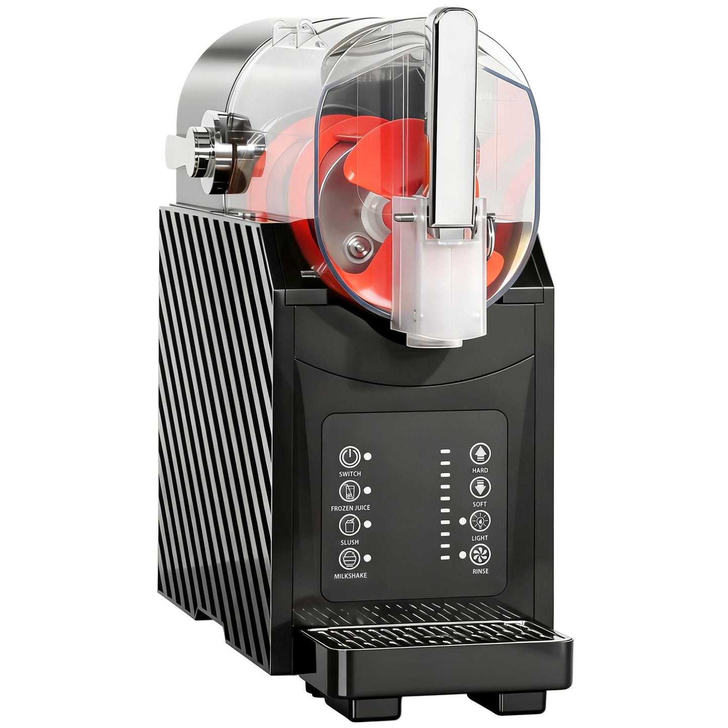 Slush Machine, Fast Cooling, 2.4L Capacity, Black