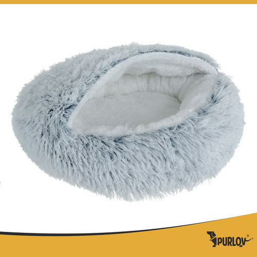 Small Pet Bed with Roof, Non-Slip, 44x38 cm