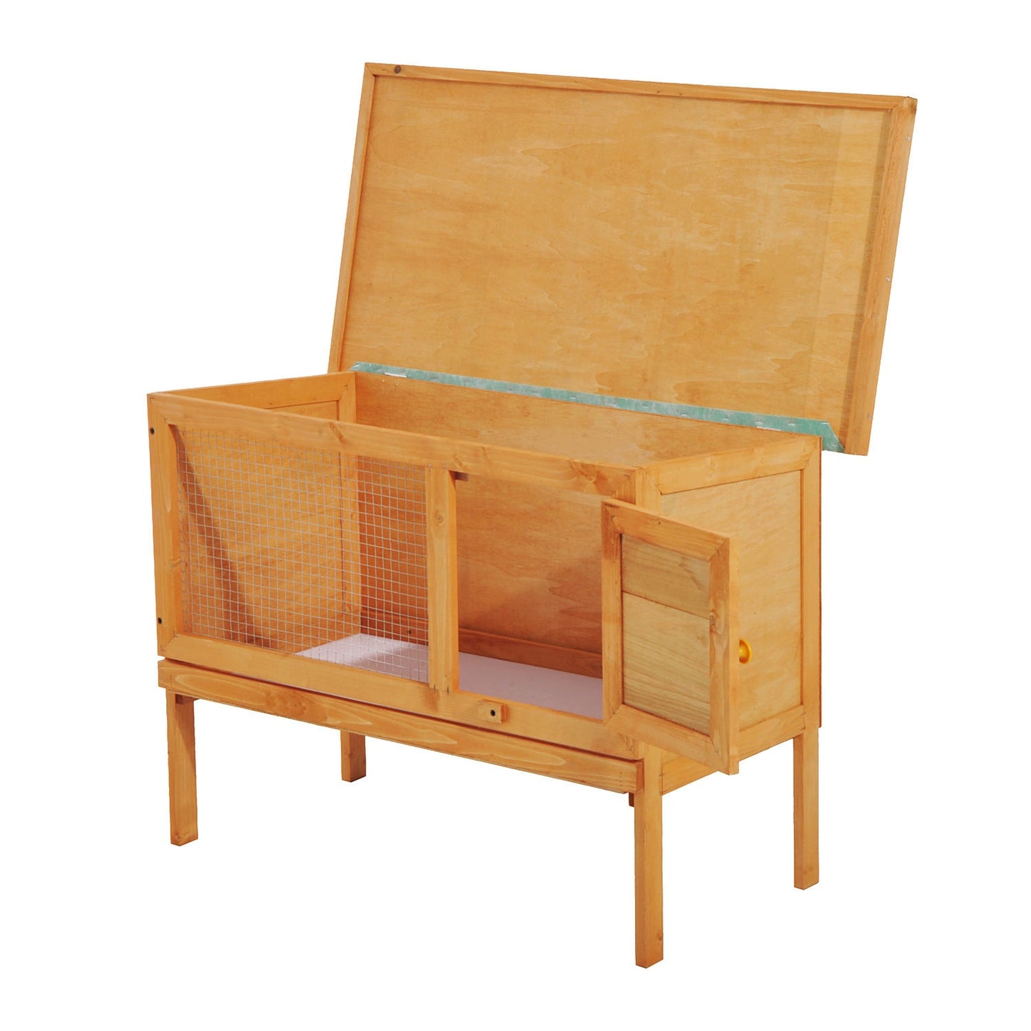 Weatherproof Small animal cage, Wood & Metal, 90x45x65 cm