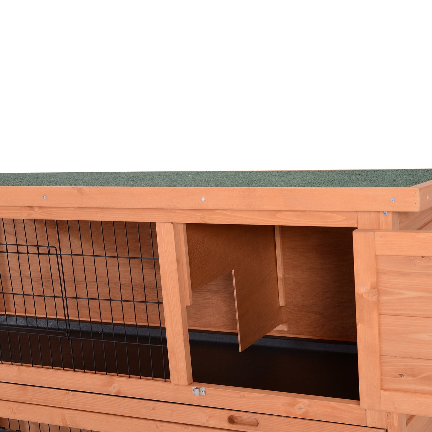 Double decker guinea pig cage, spruce, 136.4 x 50 x 93 cm
