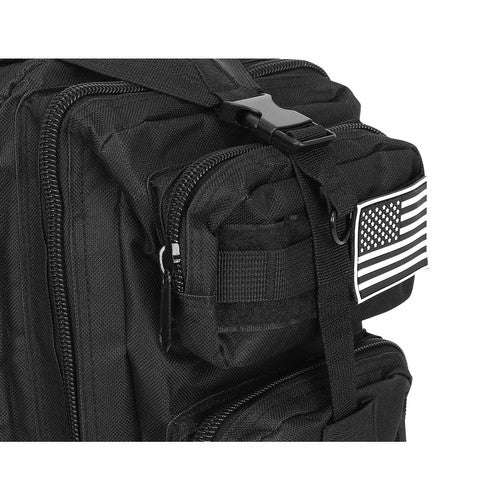 Small black tourist backpack 23089