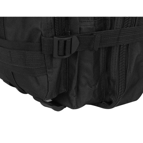 Small black tourist backpack 23089