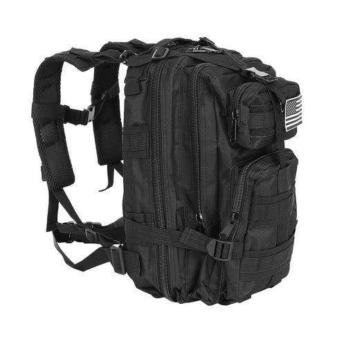Small black tourist backpack 23089