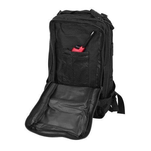 Small black tourist backpack 23089