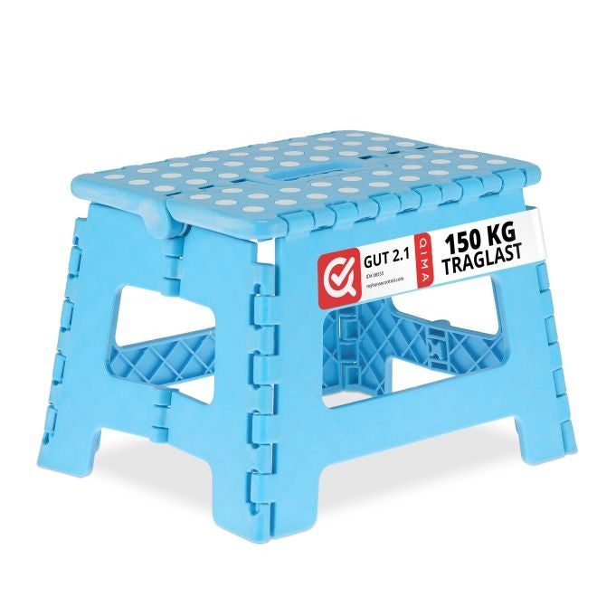 Small folding stool blue
