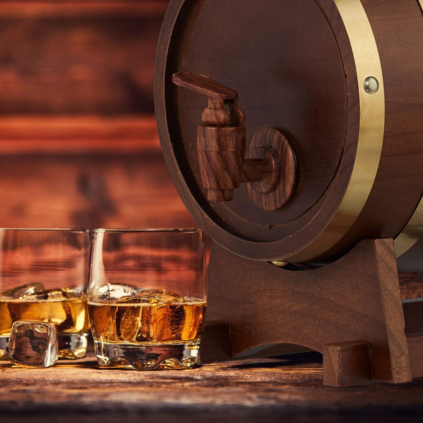 Small wooden barrel 2.2 liters