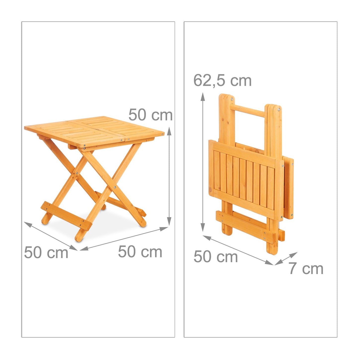 Small wooden table