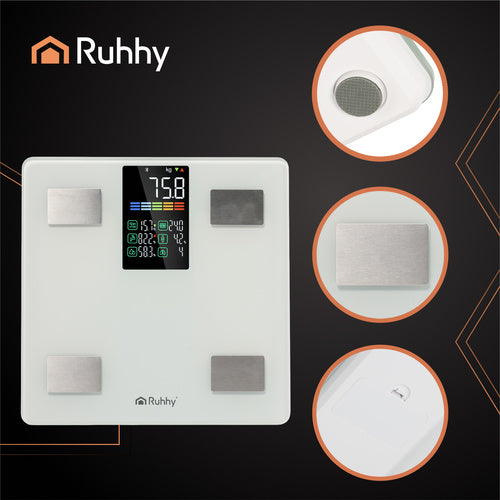 Smart Bathroom Scale, Body Composition Analysis, 226kg Capacity