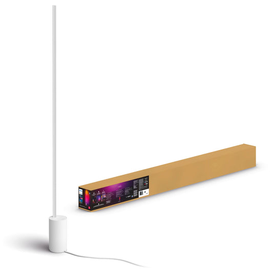 Smart LED Floor Lamp, White & Color Ambiance, Bluetooth Control