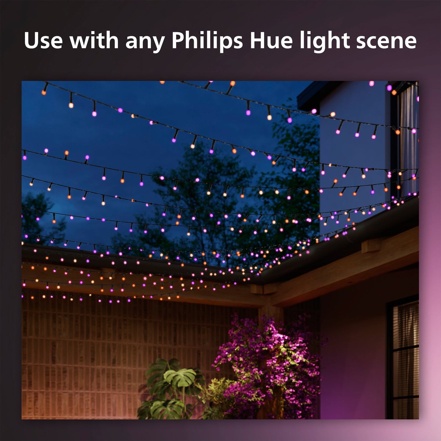 Smart LED String Lights, Indoor/Outdoor, 500 LEDs, 40m