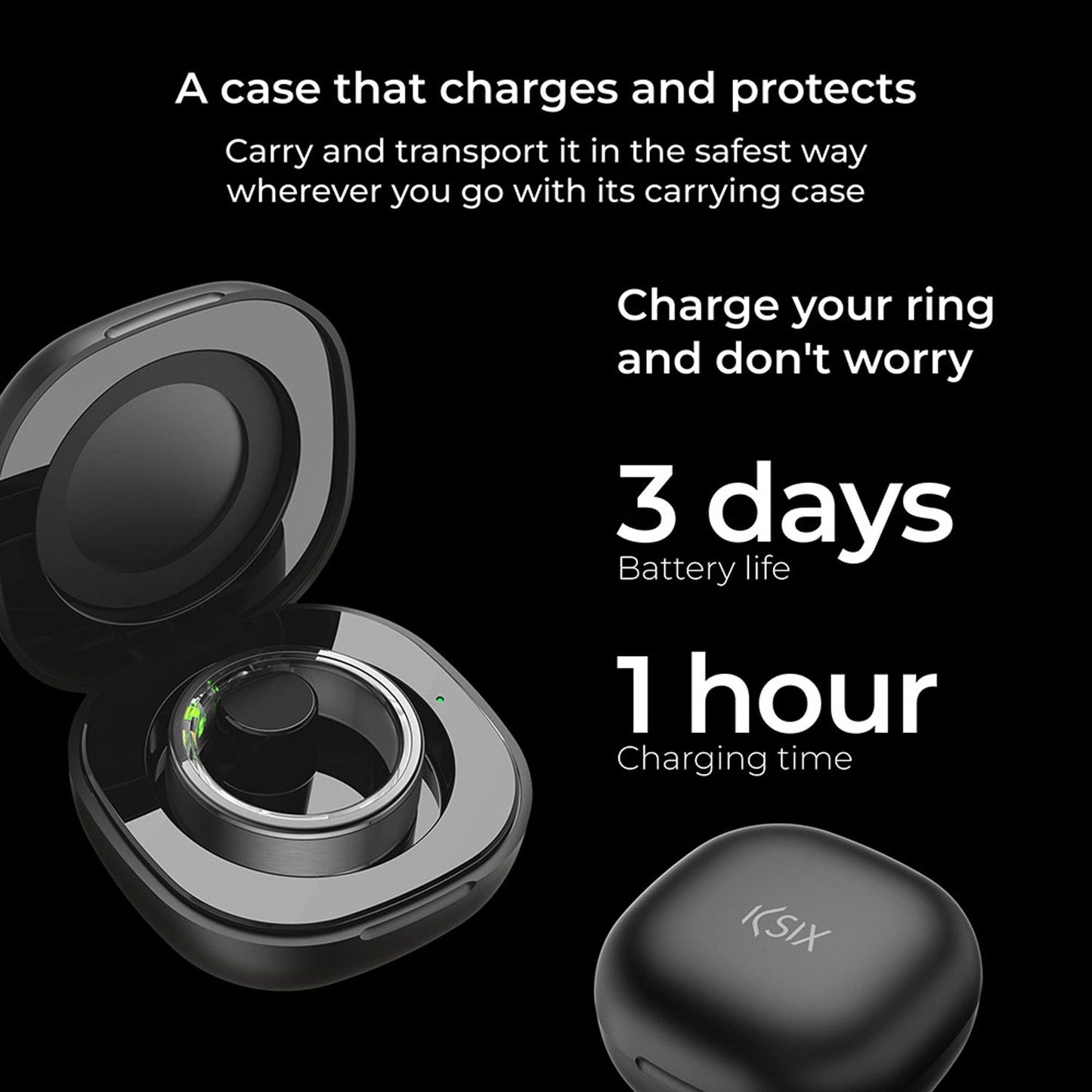 Smart Ring for Health Monitoring, Waterproof, XXS Size