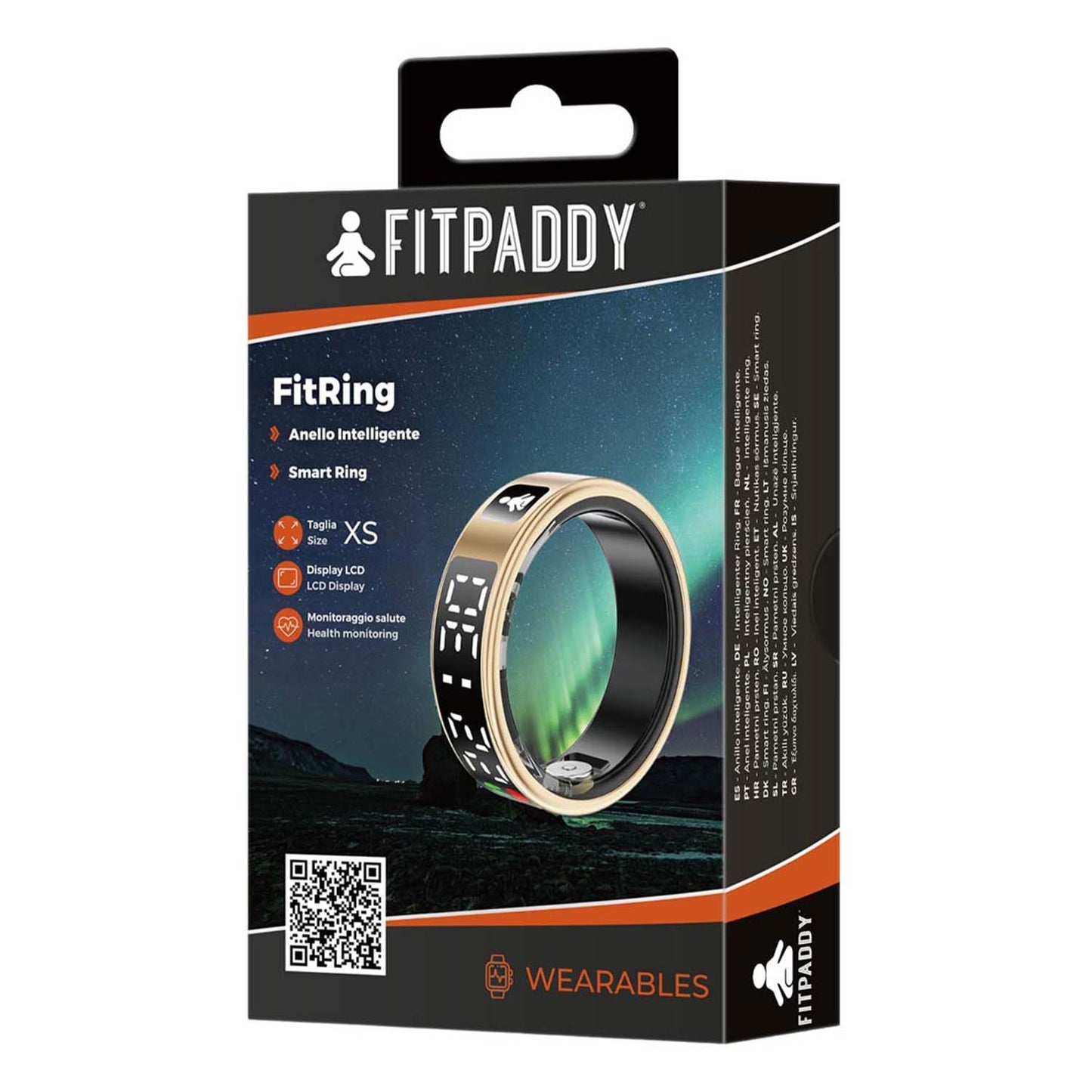 Smart Ring with Display, Size XL