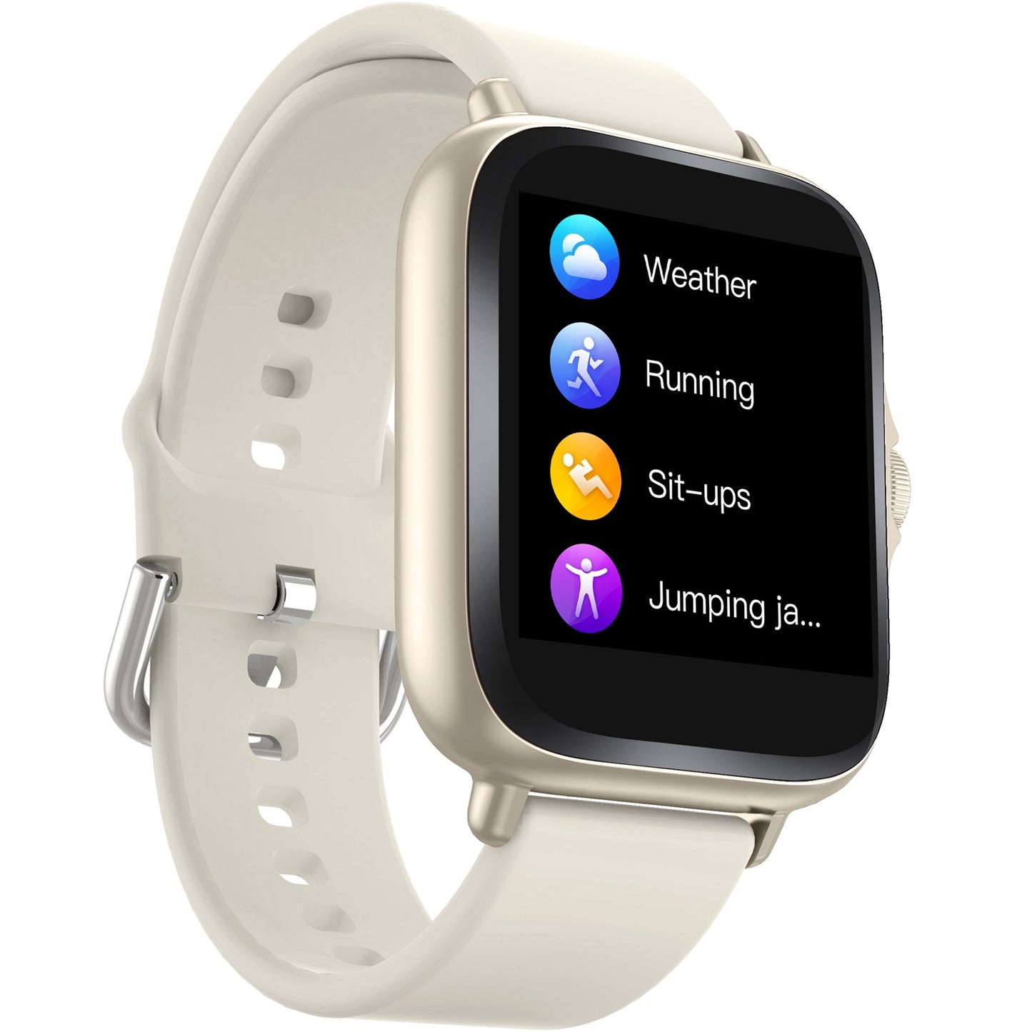 SmartWatch 1.44" display Heart sensor Beige