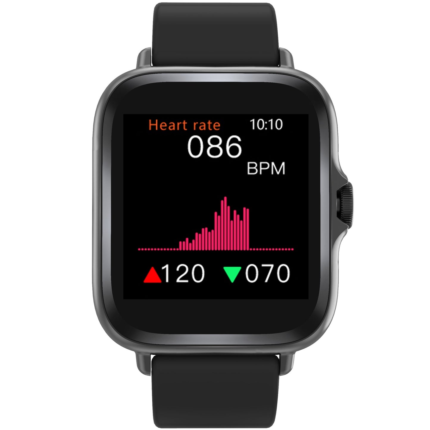 SmartWatch 1.44" display Heart sensor Black