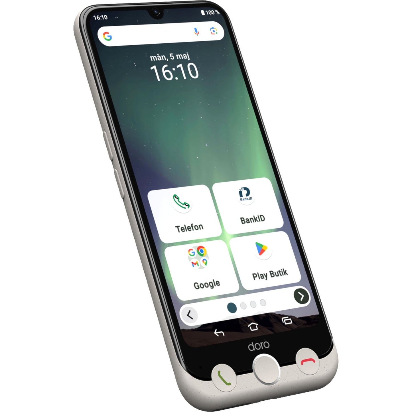 Smartphone 4G with Large Display, Dual Cameras, Easy Interface