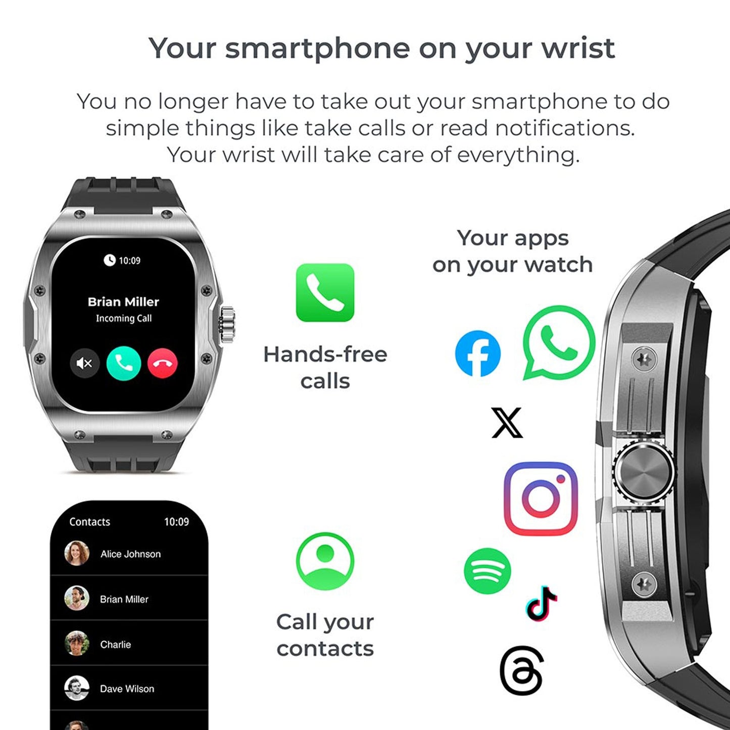 Smartwatch Hero AMOLED - Black