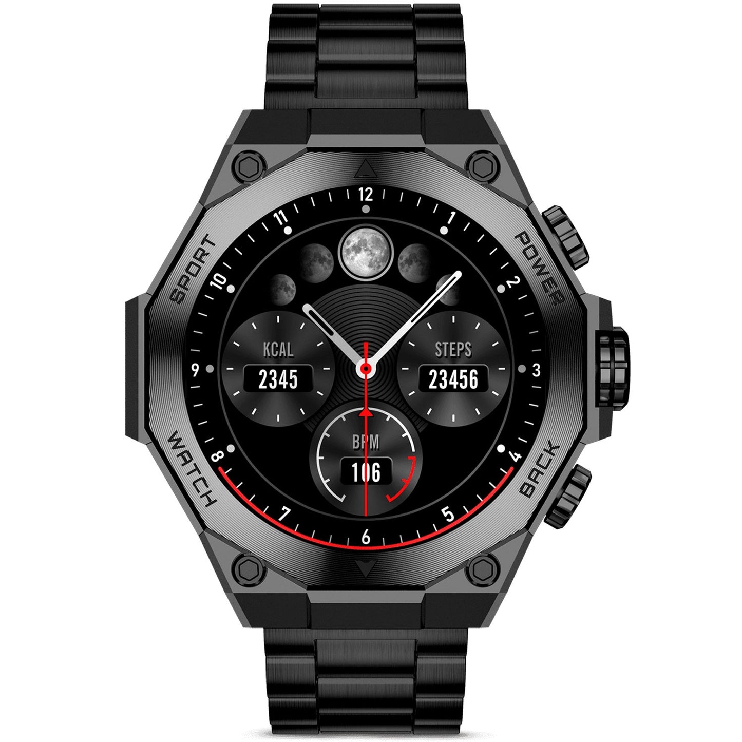 Smartwatch Titanium - Black