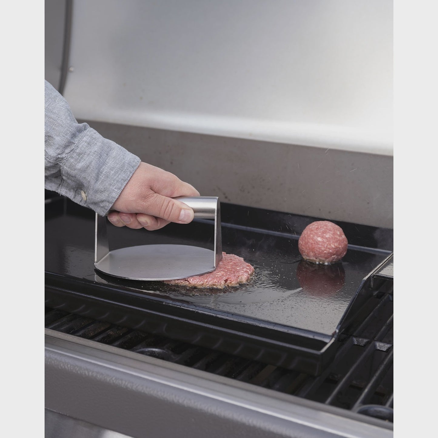 Smash Burger Set, 3-Piece Stainless Steel Tools