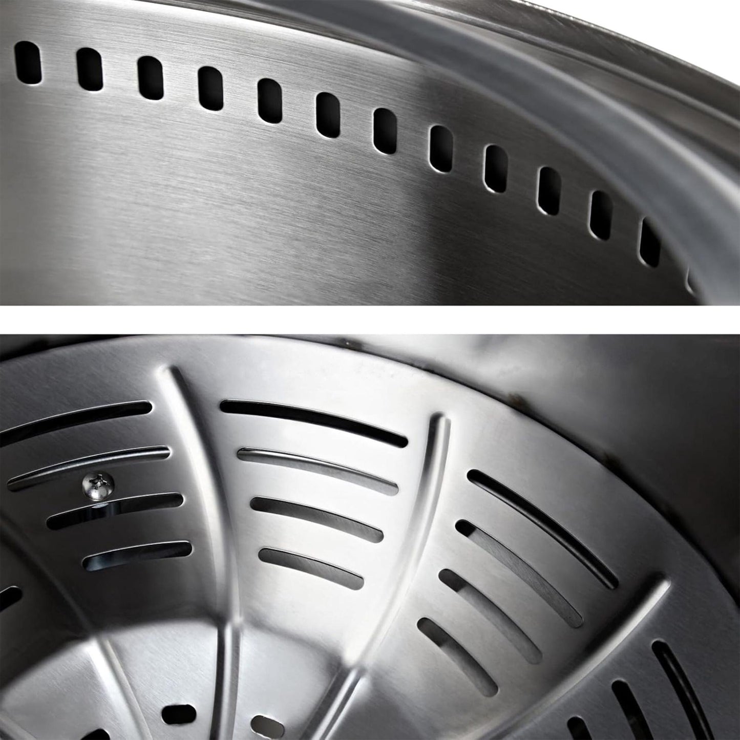 Smokeless Stainless Steel Fire Pit, 49 cm