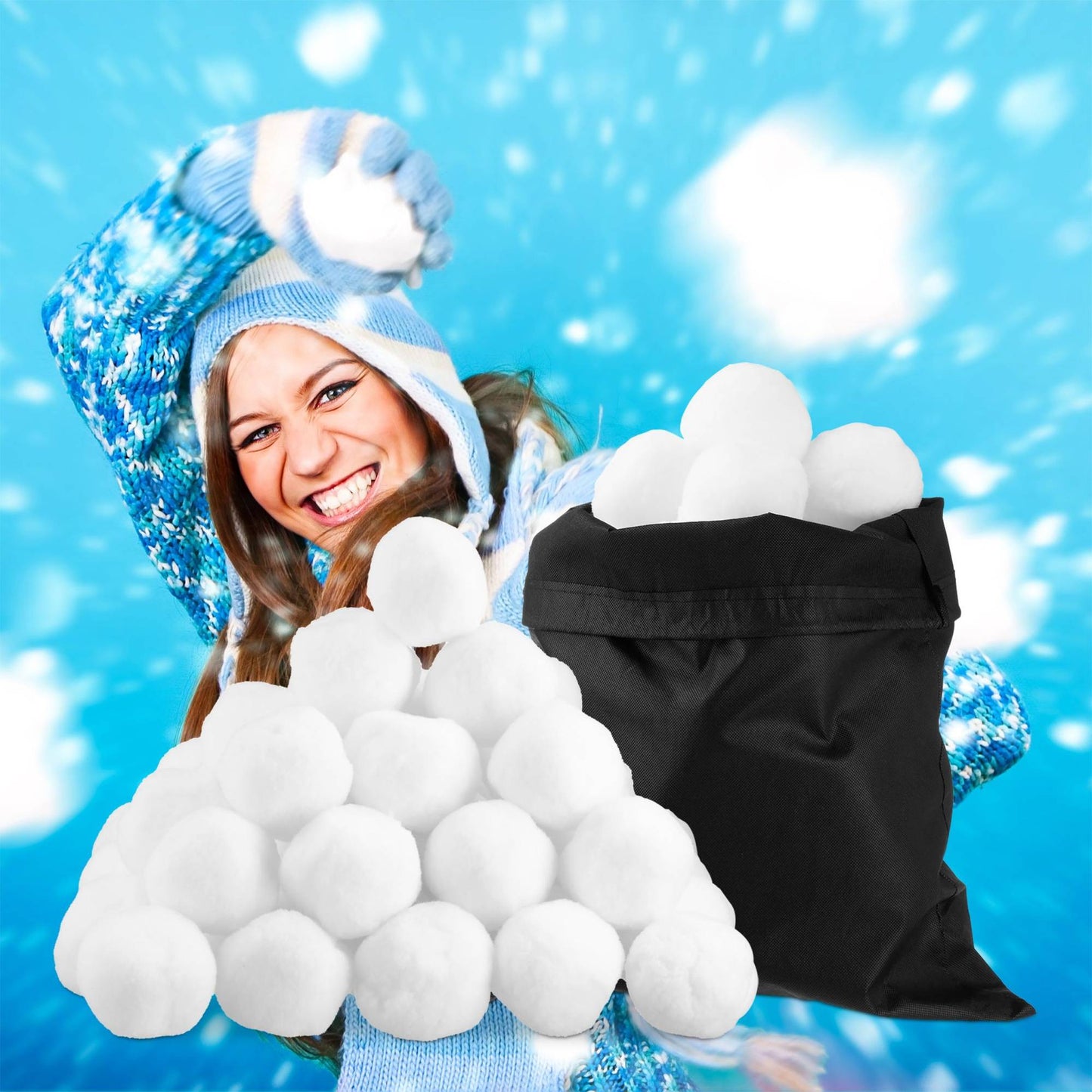 Snowballs decoration set 50 pcs.