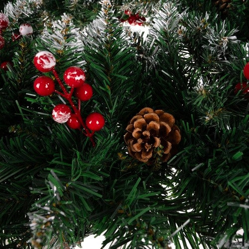 Snow-covered Christmas wreath Ruhhy 22302
