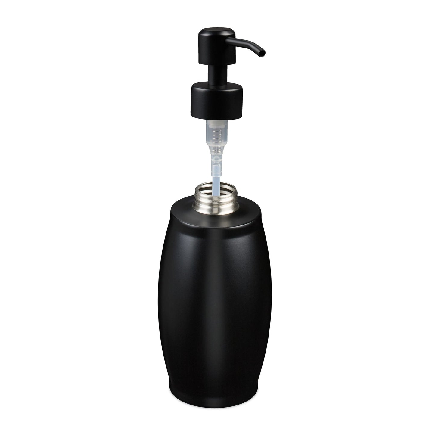 Soap pump in stainless steel 350 ml