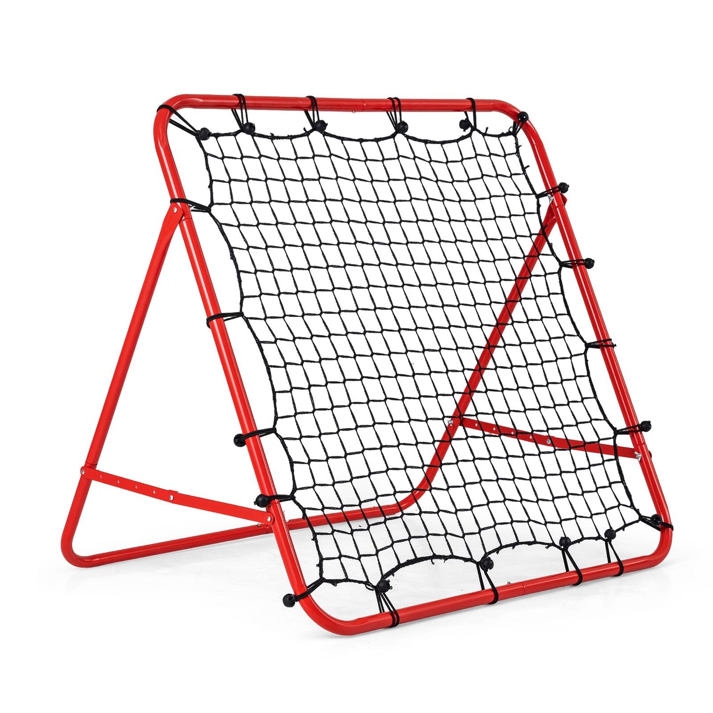 Soccer Rebounder Net with 5 Adjustable Angles, 100x100 cm