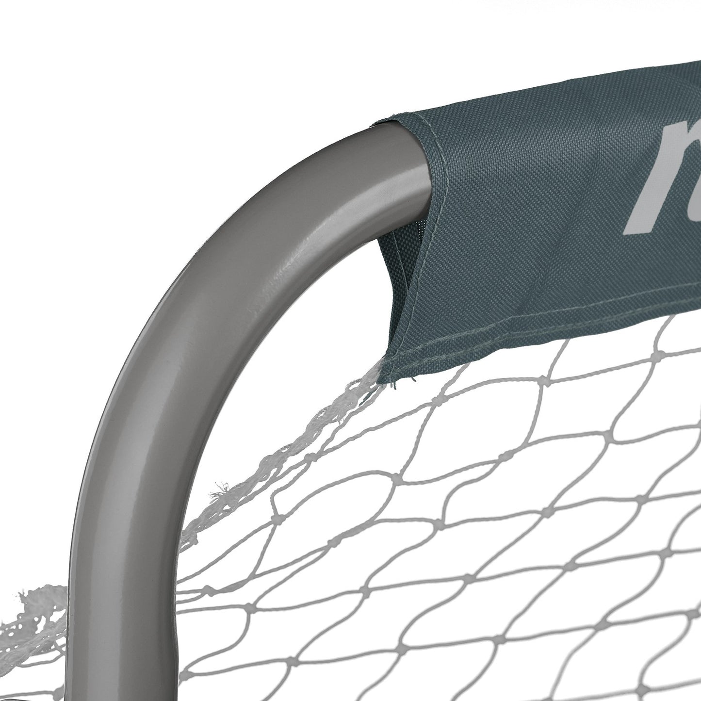 Soccer goal in gray