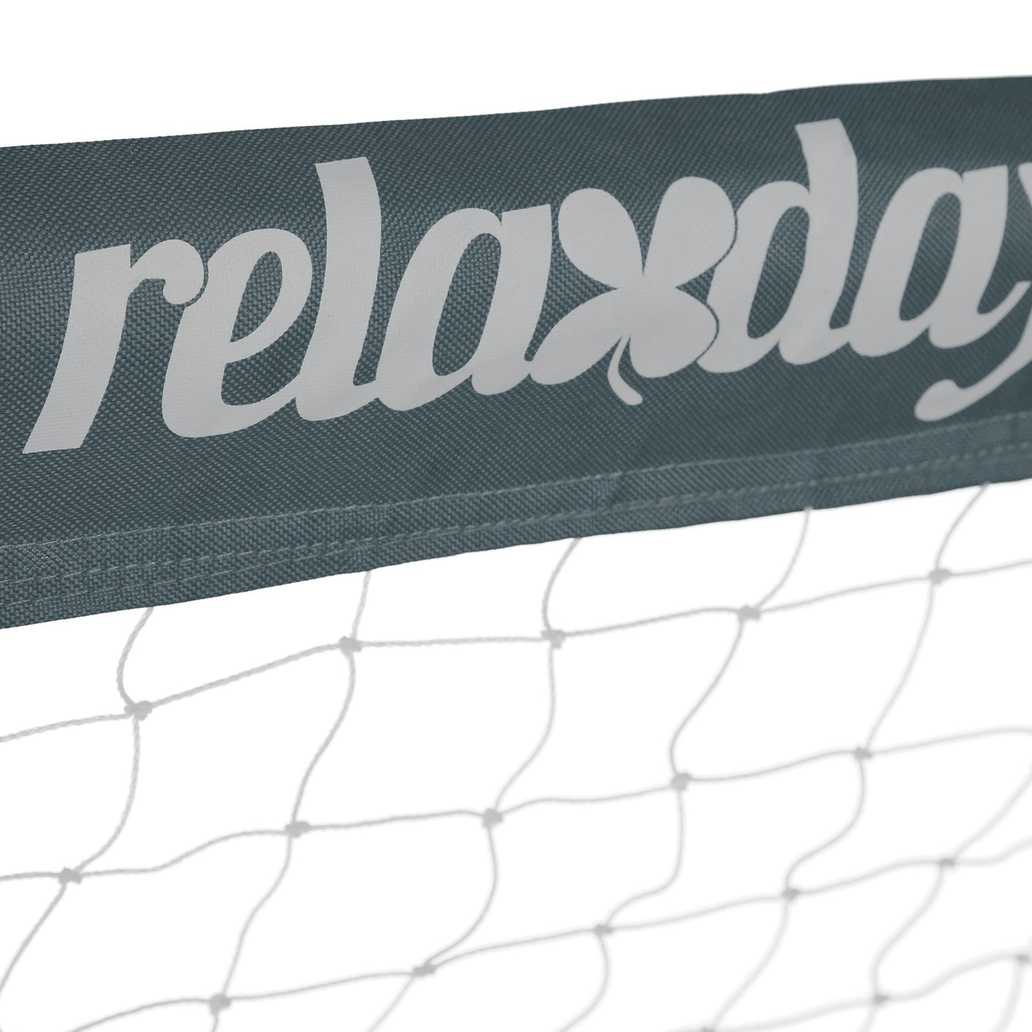 Soccer goal in gray