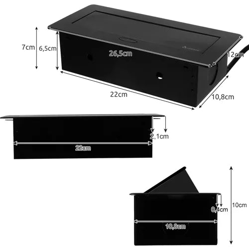 Socket hidden in the top - double Izoxis 21446