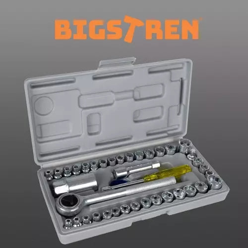 Socket wrench set - 40 pcs. Bigstren 19168