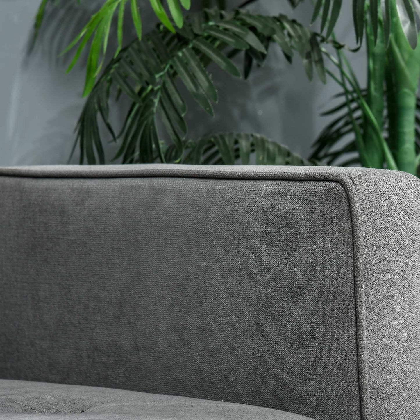 Convertible 3-seat sofa bed, adjustable, vintage grey