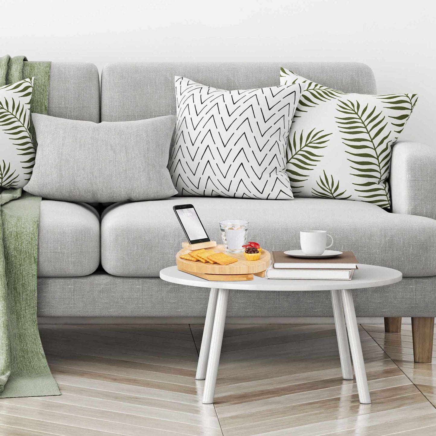Sofa tray for armrests