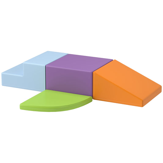 Foam Building Blocks - Soft, Safe, Faux Leather, Ages 1-3