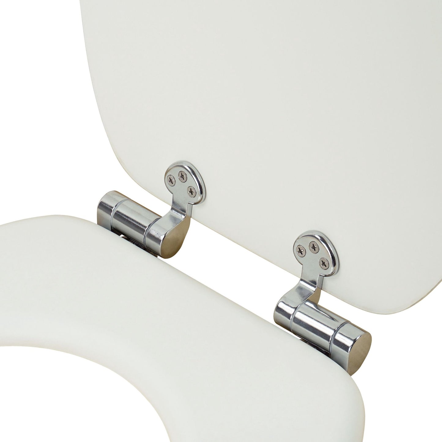 Soft-Close MDF Toilet Seat, Adjustable Hinges