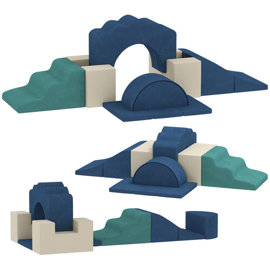 Soft Foam Climbing Blocks Set for Toddlers, Indoor Use