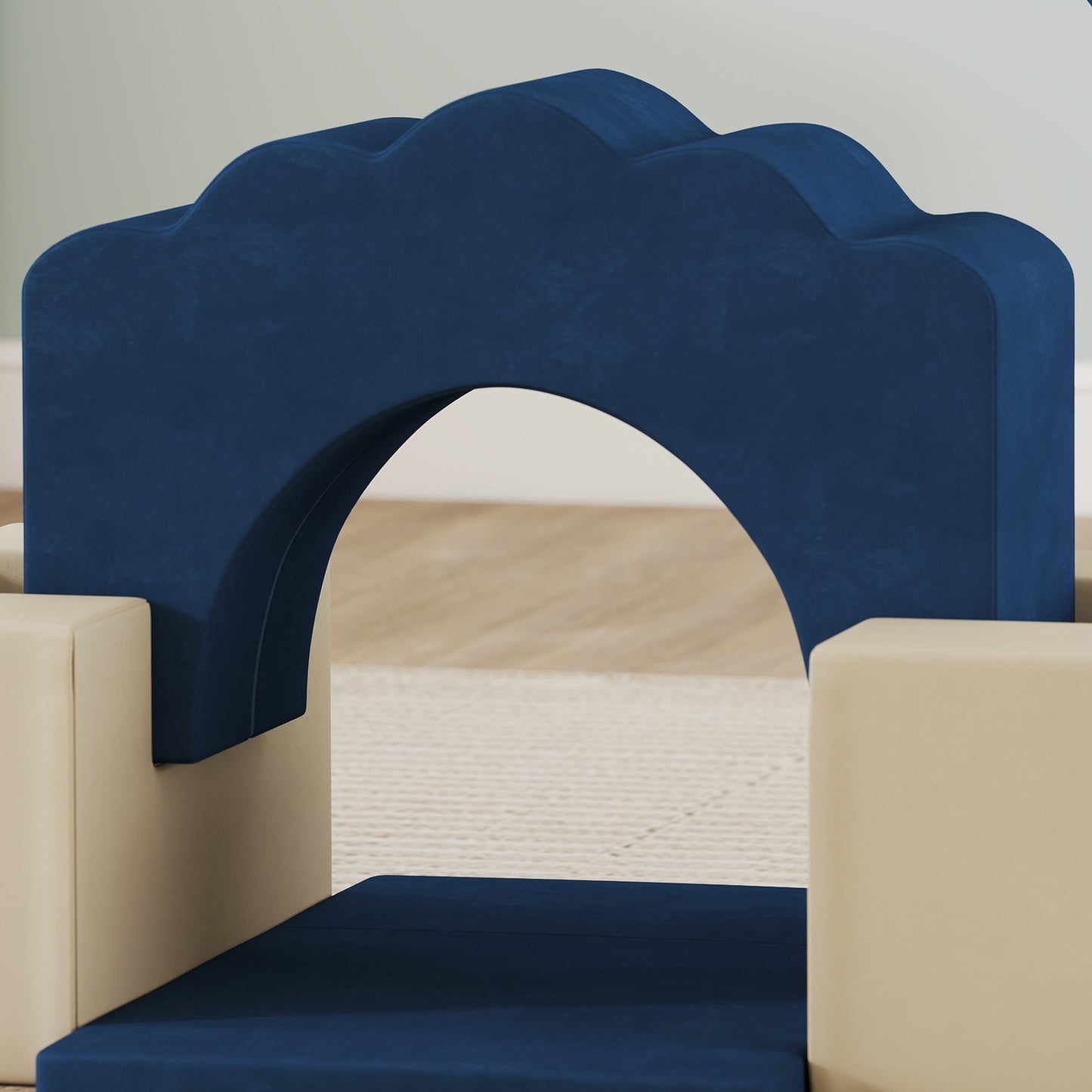 Soft Foam Climbing Blocks Set for Toddlers, Indoor Use